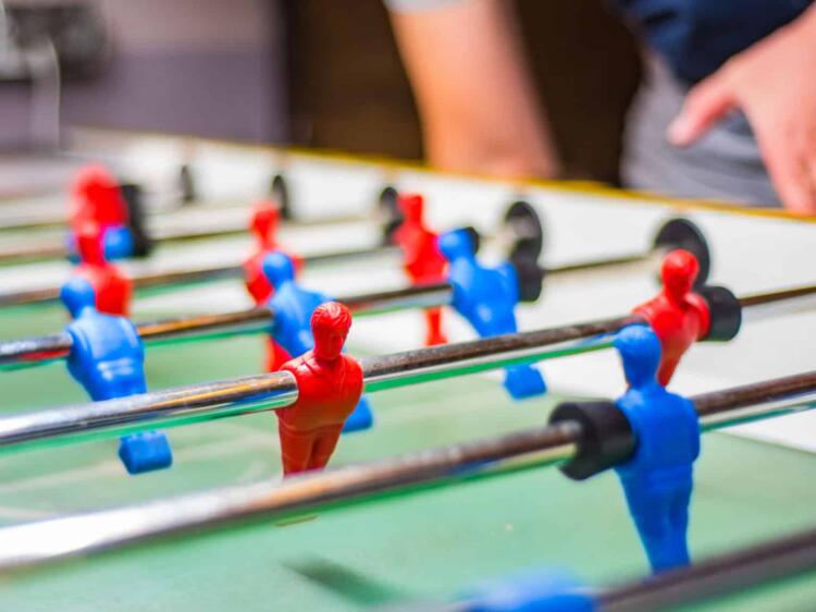 Tischfussball im S&auml;ntispark